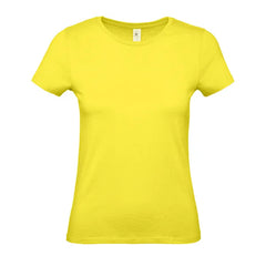 B&C Dames T-shirt Jersey - Lemon