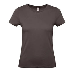 B&C dames-T-shirt, Donkerbruin - 24BCTW02T