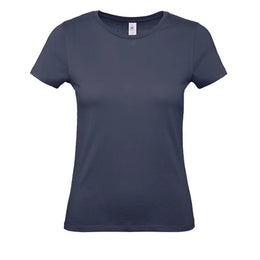 B&C dames-T-shirt, Marineblauw - 24BCTW02T