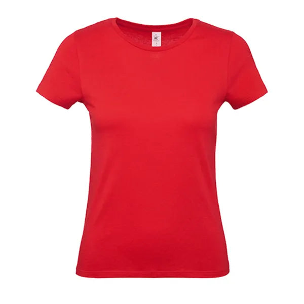 B&C dames-T-shirt, Rood - 24BCTW02T