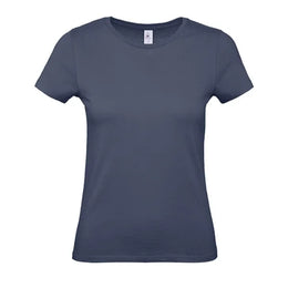 B&C dames-T-shirt, Staalblauw - 24BCTW02T