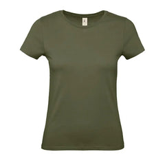 B&C Dames T-shirt Jersey - Dark Olive