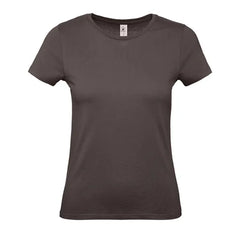 B&C Dames T-shirt Jersey - Dark Mokka