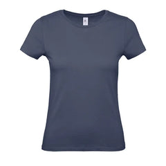 B&C Dames T-shirt Jersey - Staalblauw