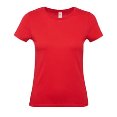 B&C Dames T-shirt Jersey - Rood