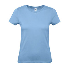 B&C Dames T-shirt Jersey - Lichtblauw