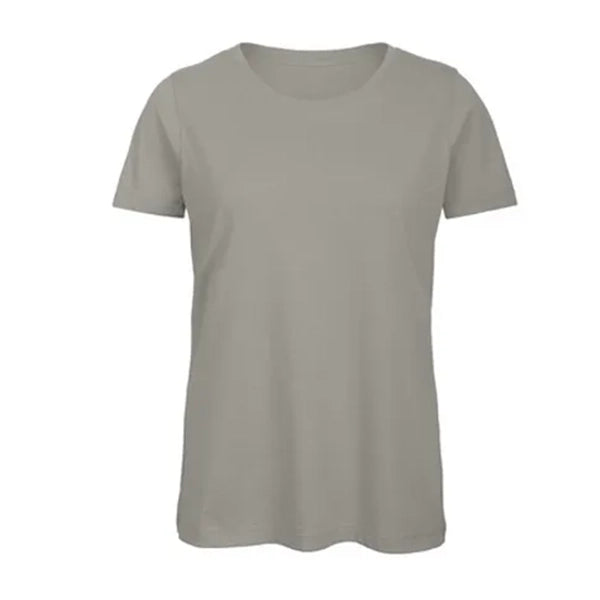 B&C dames-T-shirt met ronde hals, Lichtgrijs - 24BCTW043