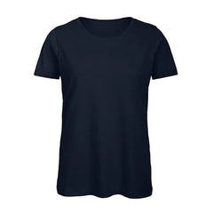 Dames T-shirt Regular Fit Comfort en Stijl B&C - Navy