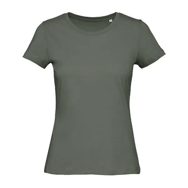 B&C dames-T-shirt met ronde hals, Olijfgroen - 24BCTW043