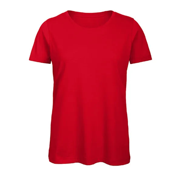 B&C dames-T-shirt met ronde hals, Rood - 24BCTW043
