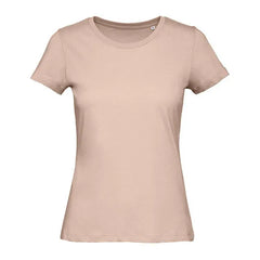 Dames T-shirt Regular Fit Comfort en Stijl B&C - Pink