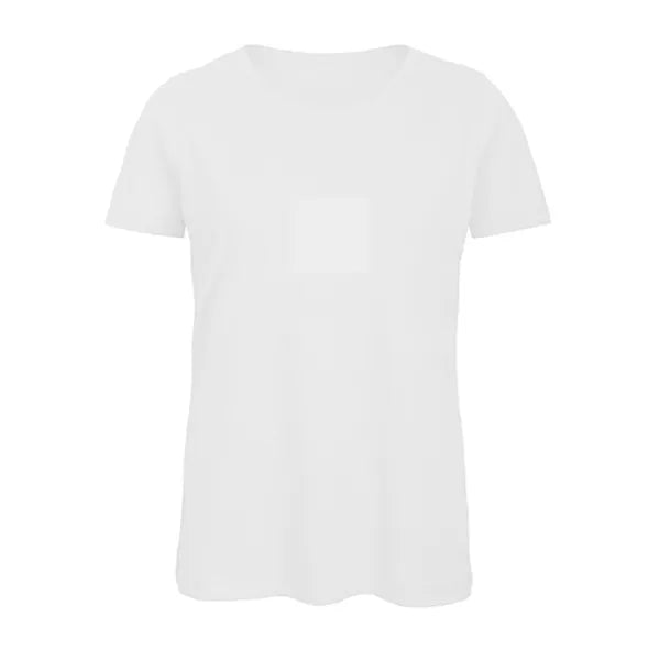B&C dames-T-shirt met ronde hals, Wit - 24BCTW043