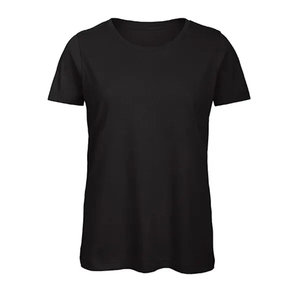 B&C dames-T-shirt met ronde hals, Zwart - 24BCTW043