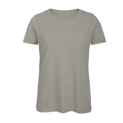 Dames T-shirt Regular Fit Comfort en Stijl B&C - Lichtgrijs