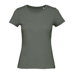 Dames T-shirt Regular Fit Comfort en Stijl B&C - Olive