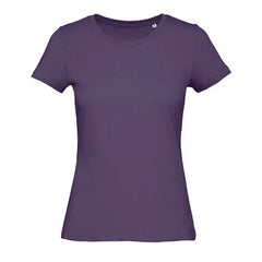 Dames T-shirt Regular Fit Comfort en Stijl B&C - Paars