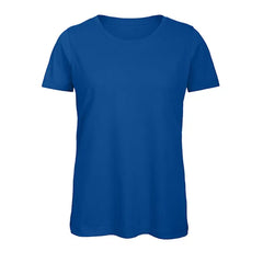 Dames T-shirt Regular Fit Comfort en Stijl B&C - Kobaltblauw