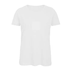 Dames T-shirt Regular Fit Comfort en Stijl B&C - Wit