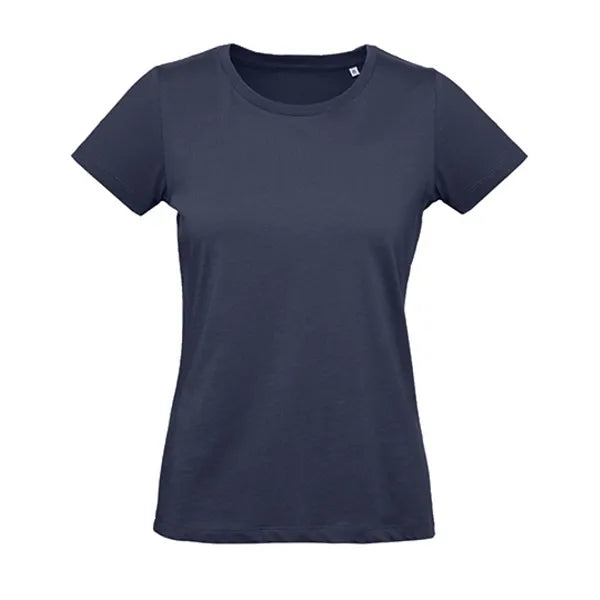 B&C dames-T-shirt van biologisch katoen, Marineblauw - 24BCTW049