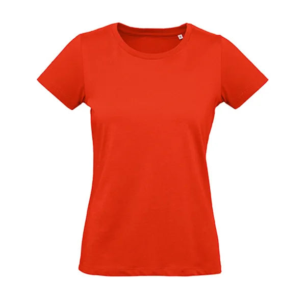 B&C dames-T-shirt van biologisch katoen, Rood - 24BCTW049