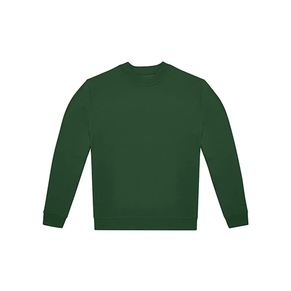 B&C sweater met ronde hals voorzijde, Flessengroen - 24BCWG004