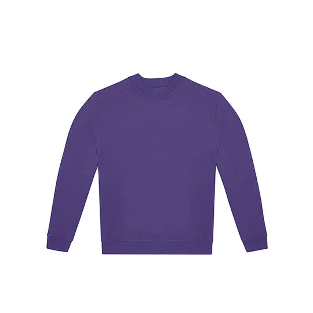 B&C sweater met ronde hals voorzijde, Paars - 24BCWG004