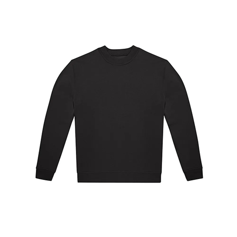 B&C sweater met ronde hals voorzijde, Zwart - 24BCWG004