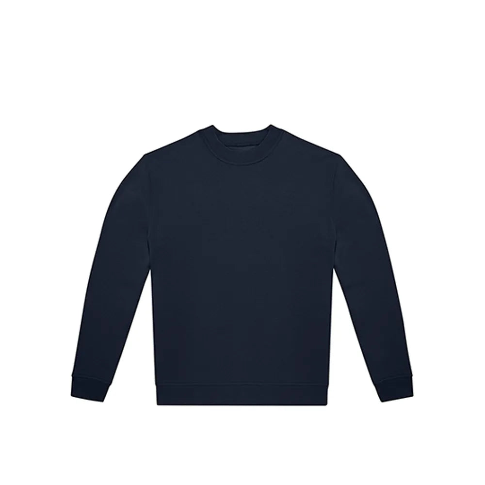 B&C unisex sweater met ronde hals, Marineblauw - 24BCWG007