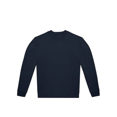 Sweater met 100% Katoenen Voorkant en Gerecycled Polyester - Navy
