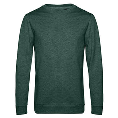 Sweatshirt duurzaam katoen en gerecycled polyester - Heather Groen