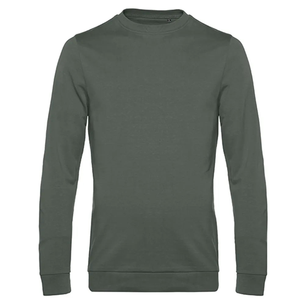 B&C sweater van katoen en gerecycled polyester, Khaki - 24BCWU01W