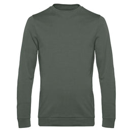 B&C sweater van katoen en gerecycled polyester, Khaki - 24BCWU01W