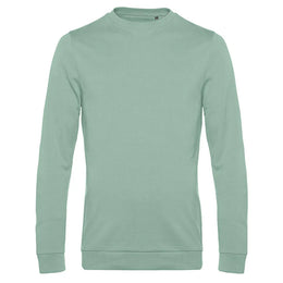 B&C sweater van katoen en gerecycled polyester, Saliegroen - 24BCWU01W