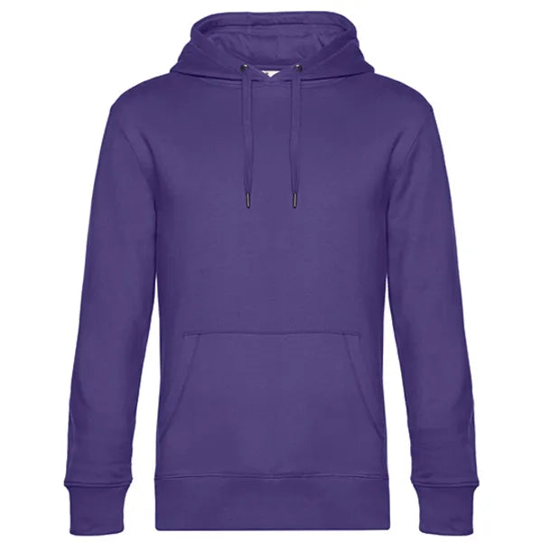 hooded sweater king benc paars voorzijde 24bcwu02k