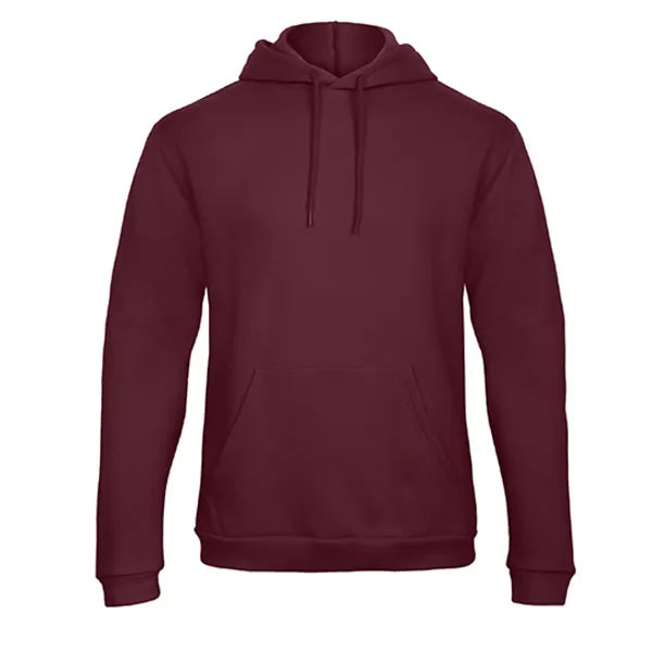 sweatshirt capuchon benc burgundy voorzijde 24bcwui24