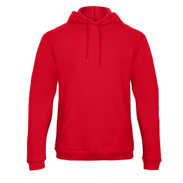  sweatshirt capuchon benc rood voorzijde 24bcwui24