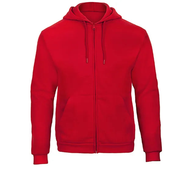  sweatvest unisex benc rood voorzijde 24bcwui25