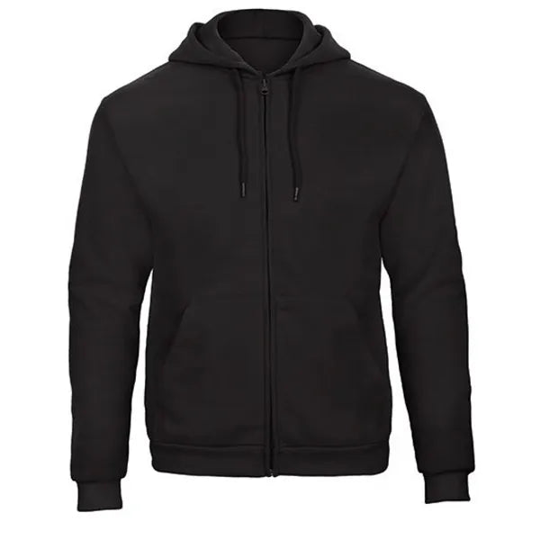  sweatvest unisex benc zwart voorzijde 24bcwui25