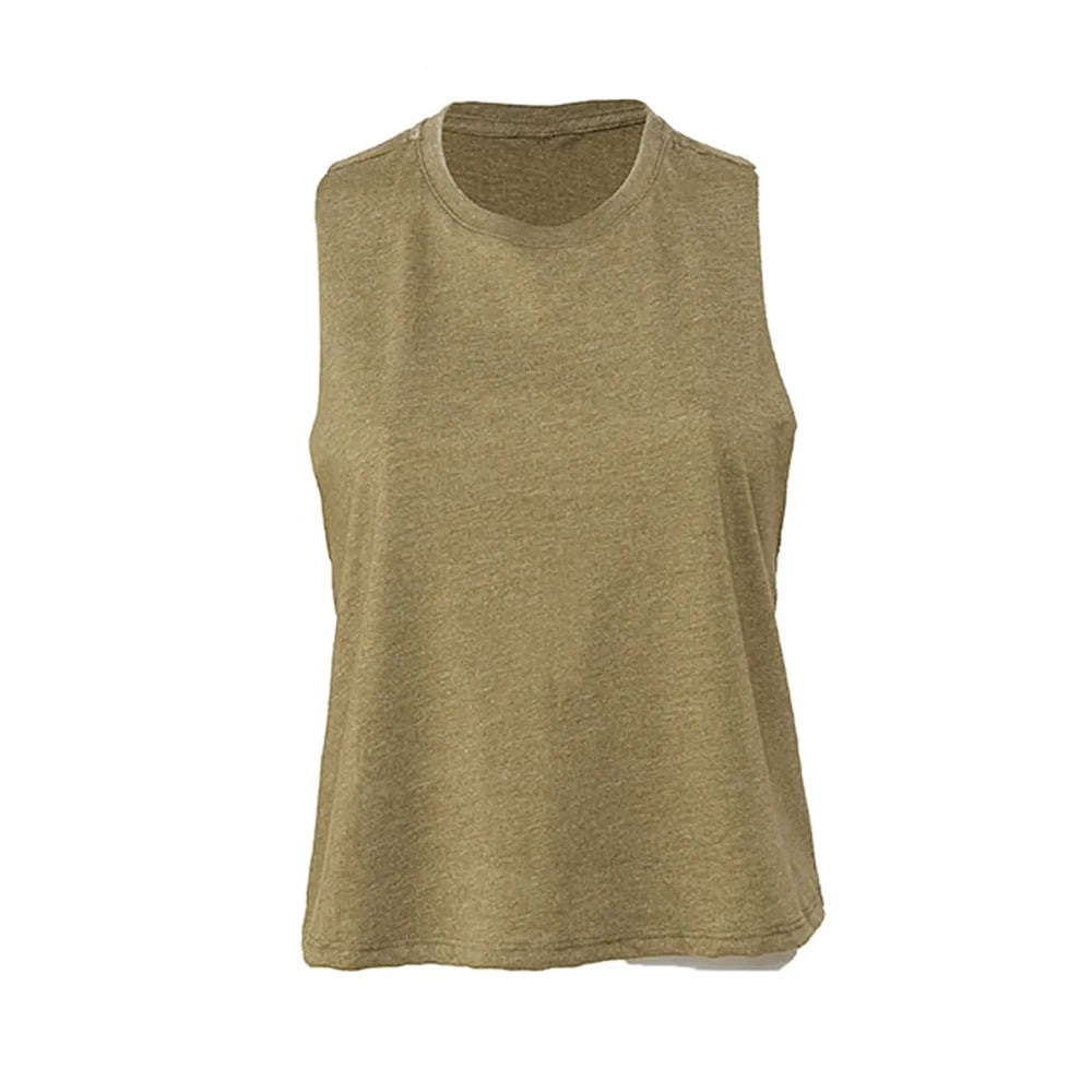 top racerback bella olijf groenheather olive voorzijde 24bl6682   