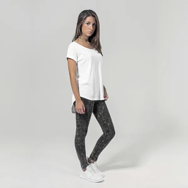 Build Your Brand dames-T-shirt sfeerbeeld, Wit - 24BY036