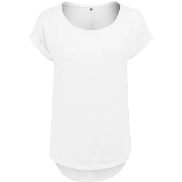 Build Your Brand dames-T-shirt, Wit - 24BY036