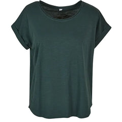 T-shirt Katoen Comfort en Stijl Build Your Brand - Fles Groen