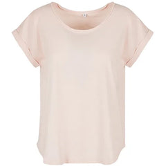 T-shirt Katoen Comfort en Stijl Build Your Brand - Pink