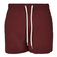 Zwembroek Short van Build Your Brand - Bordeaux