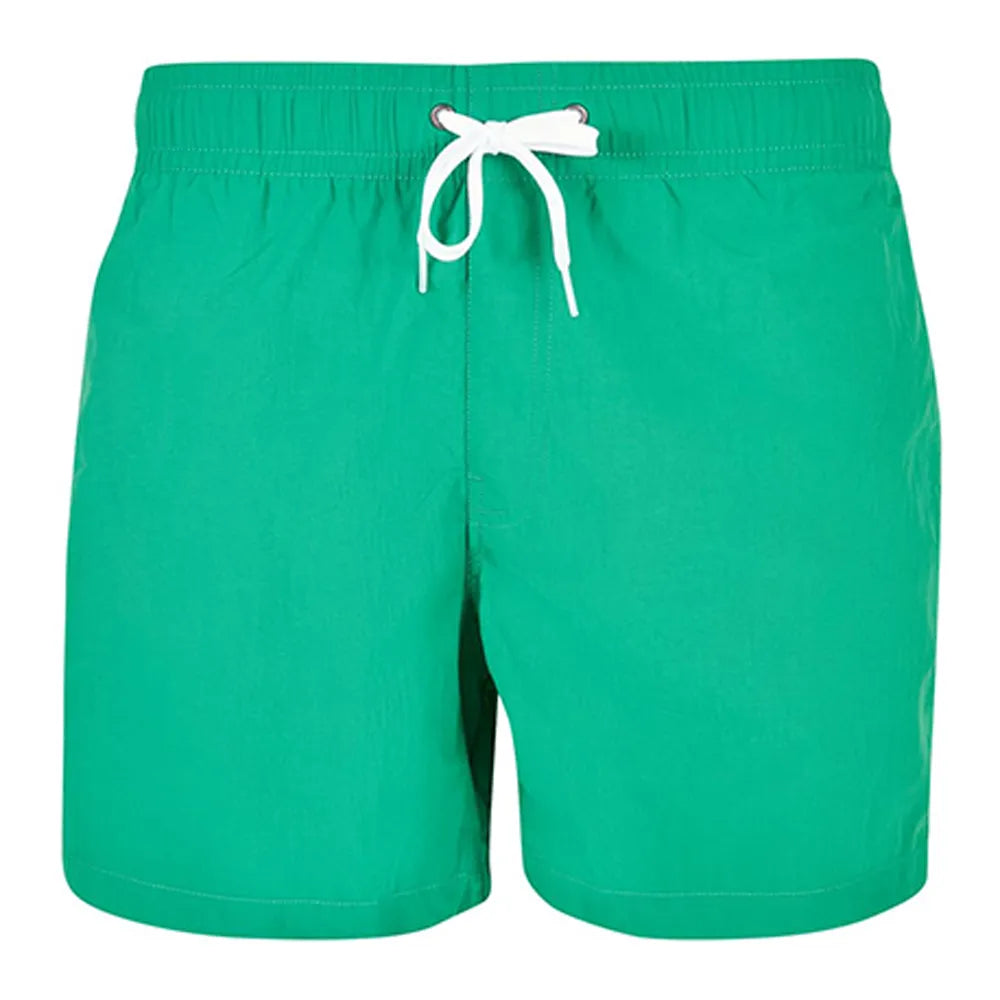 zwembroek short build your brand forest groen voorzijde 24by050