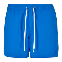 zwembroek short build your brand kobalt blauw voorzijde 24by050