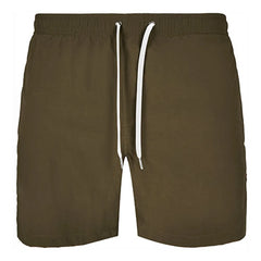 Zwembroek Short van Build Your Brand - Olive