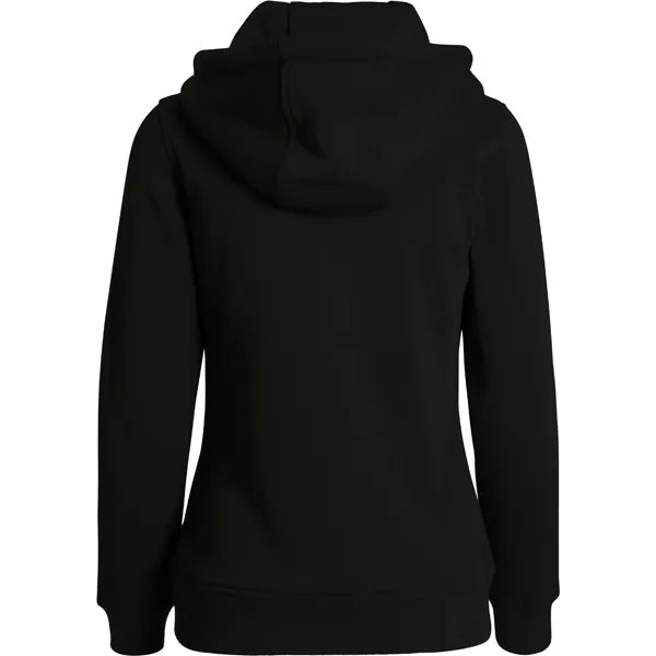 hoodie dames build your brand zwart achterzijde 24by087