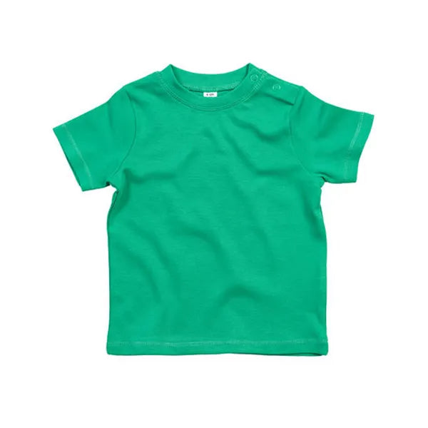 t-shirt regular fit babybugz appel groen voorzijde 24bz02