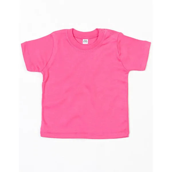 t-shirt regular fit babybugz fuchsia voorzijde 24bz02